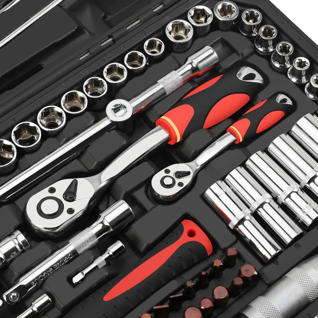 Diverse Piece Household Hand Tool Sets with Storage Case Combination Socket Set for DIY & Repair OEM Customizable Packaged Box 12
