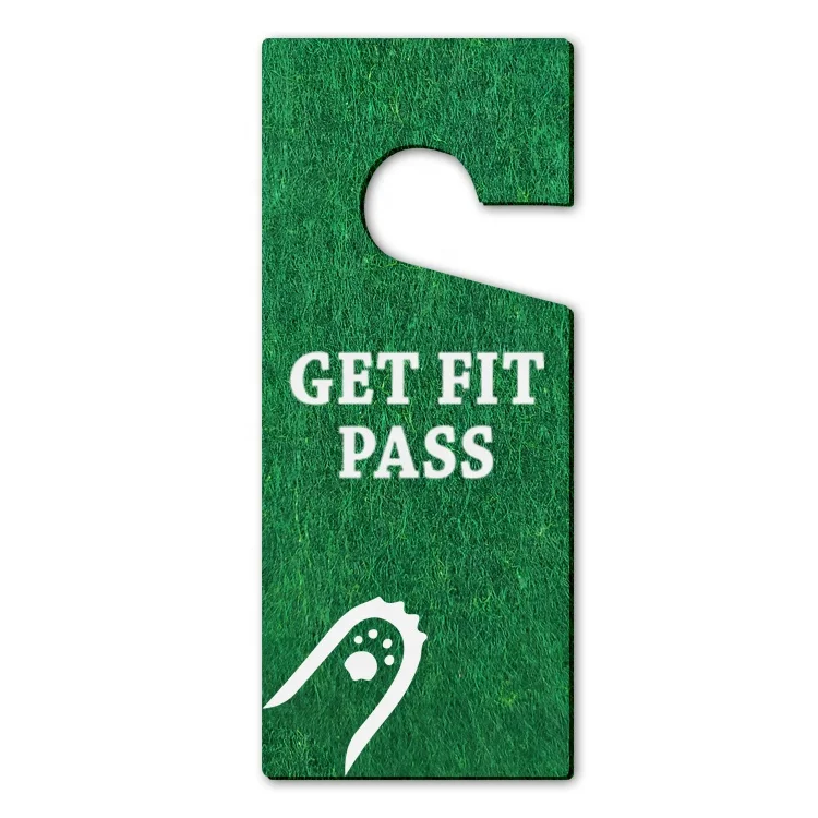 
 Оптовая продажа, пустые гравировочные подарки, вешалка для двери в отеле, дверной знак «Не беспокоить»  