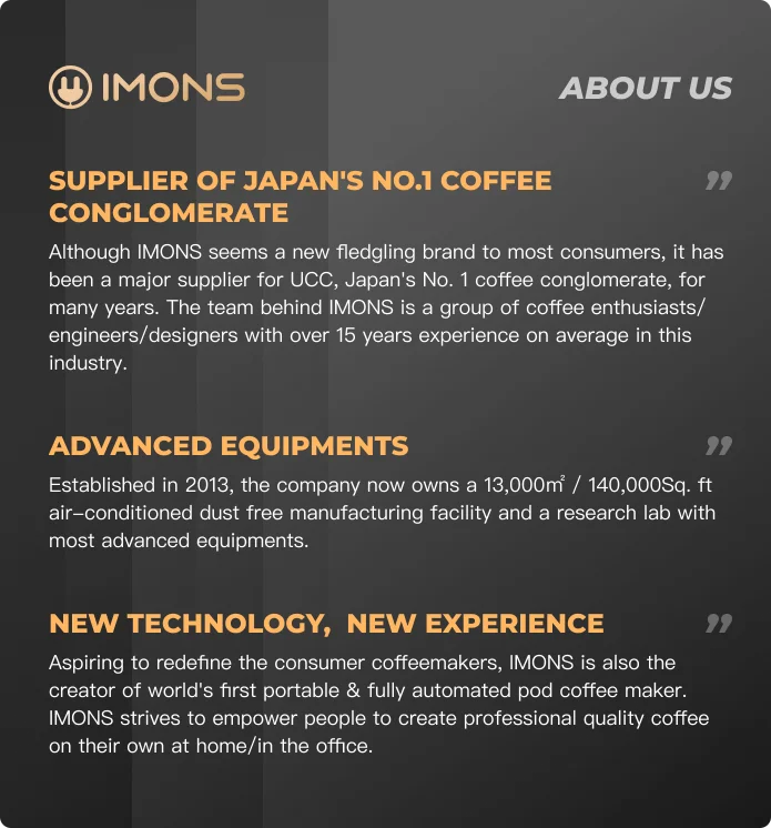  IMONS Mini 4 In 1 Quick Hot Espresso Machine, 19 bar Pressure  Heating in 3 Seconds, 3 Exchangeable Cartridges for Capsules, Ground Coffee,  Tea, Suit for Travel, Home and Office: Home & Kitchen