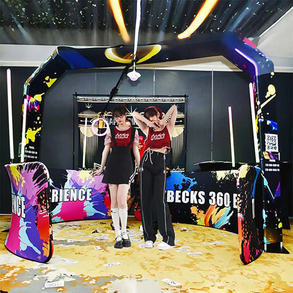 Overhead 360 Photo Booth Vending Machine Sky Top Spinner 360 Photo Booth Poland