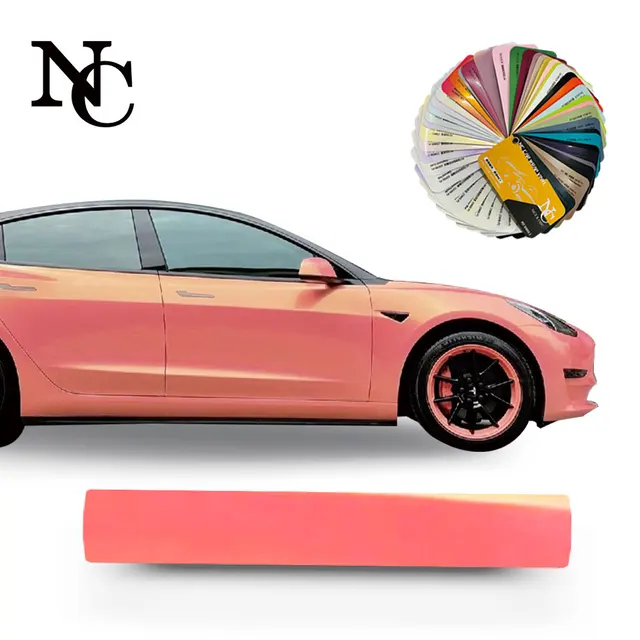 High-Performance NC Car Wrap Superior PVC PET Layer Effortless Application for Corporate Vehicles