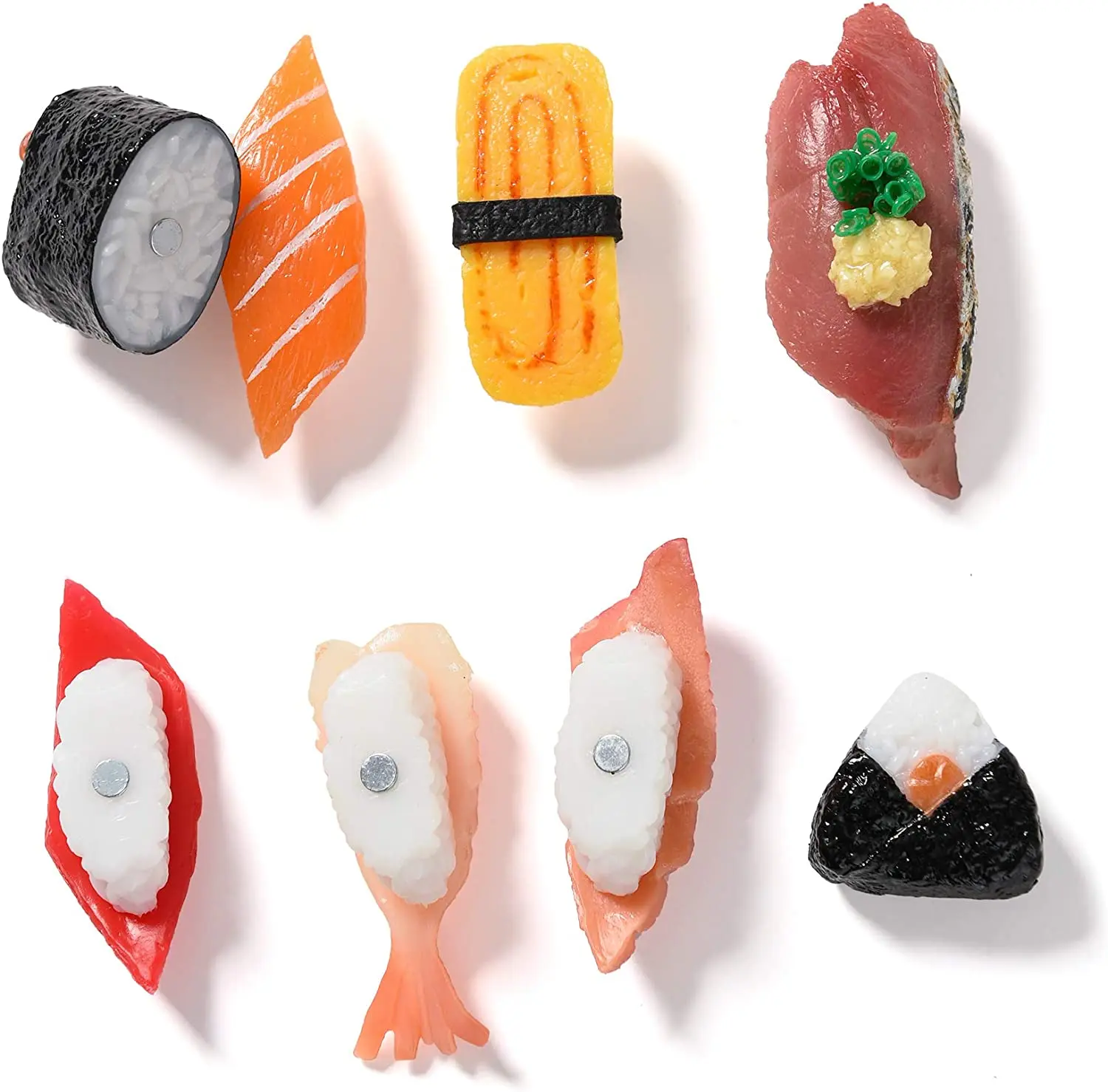 Cute Refrigerator Magnets 3d Resin Simulation Sushi Refrigerator Magnet Home Decoration Japan Korea Sushi Food Fridge Magnet
