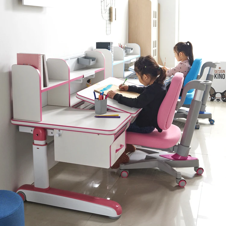Детский учебный стол с регулируемой высотой для детей дома и школы