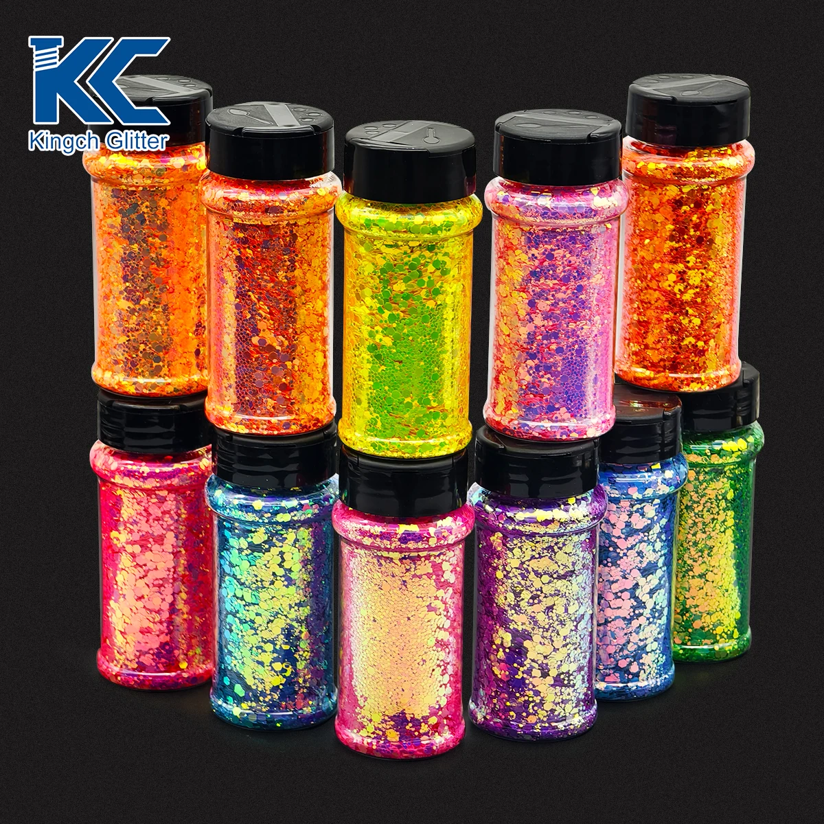 Bulk Sparkly Mixed Glitter 2OZ Shaker Chunky Nail Face Body Glitter With Wholesale Price For Glitter