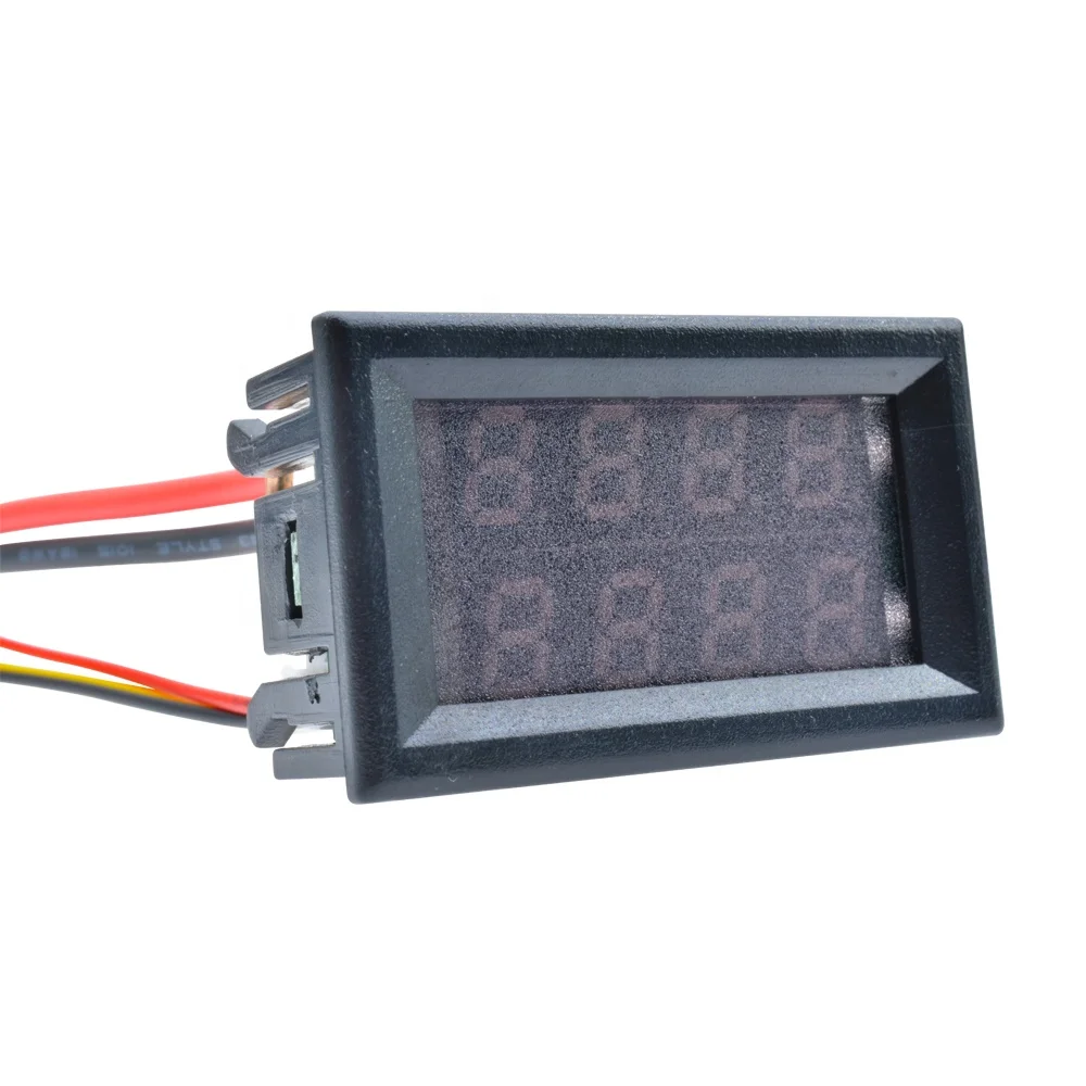 DC 0-100V 100A Tester Di Tensione E Corrente Da Pannello - Foto 3