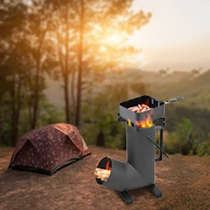 Fornello Da Esterno A Legna Stufa A Razzo Minuteman Stinger - Da Campeggio A Legna, Portatile, Temperature Fino A 1200°F Stufa Da Campeggio A Legna Fornello Da Esterno A Legna Stufa A Razzo Minuteman Stinger - Da Campeggio A Legna, Portatile, Temperature Fino A 1200°F Stufa Da Campeggio A Legna