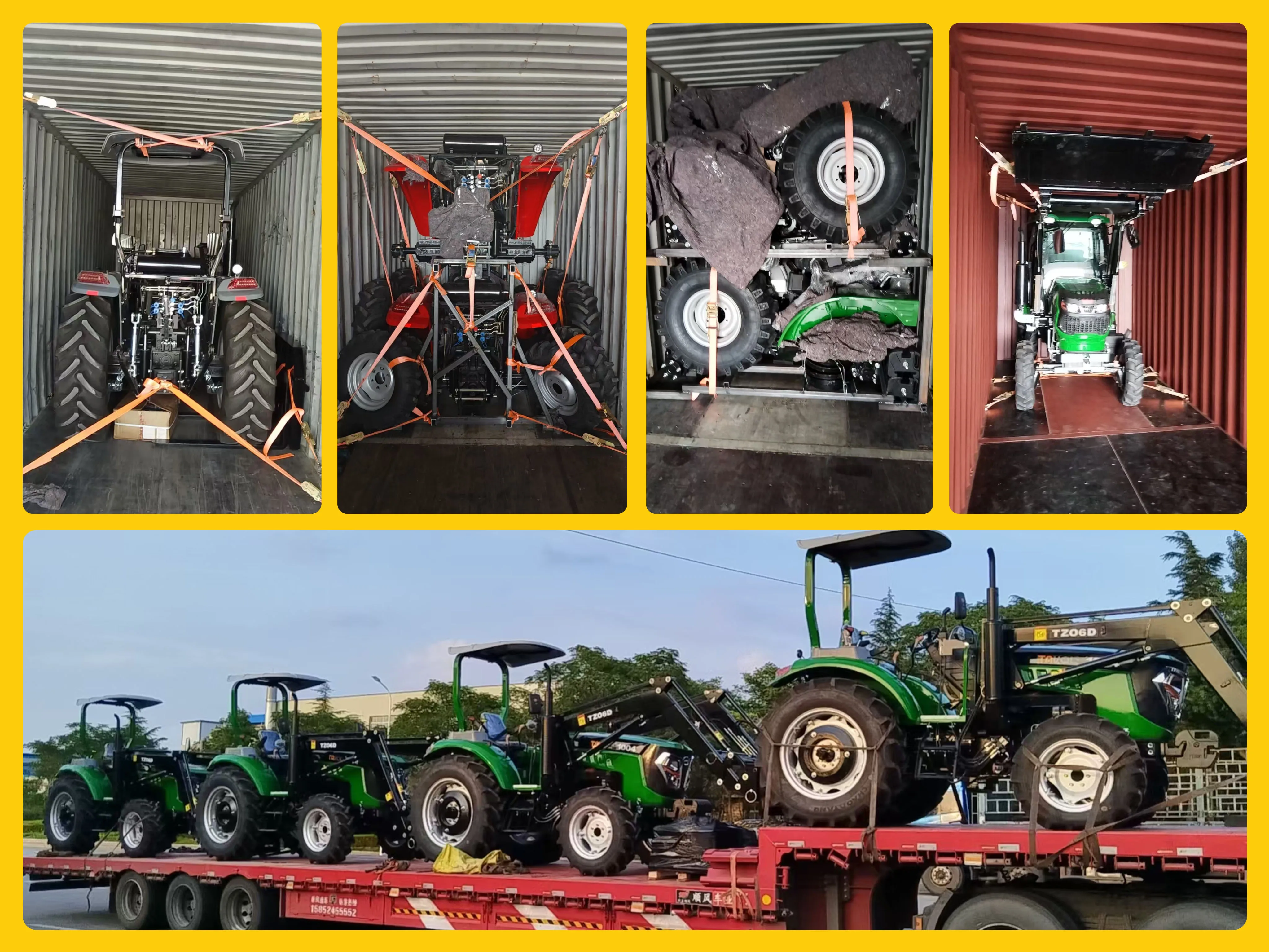 50HP to 100HP Small Tractors for Agriculture - High Productivity