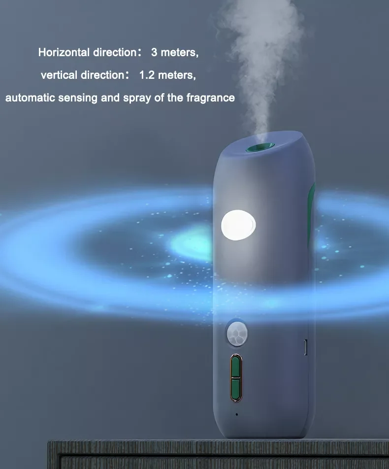 Mini Ultrasonic Essential Oil Diffuser Battery Operated Wall Mounted