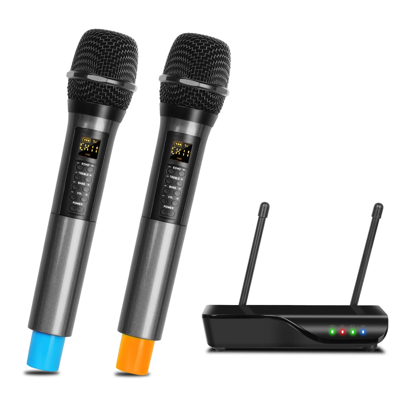 Wholesale Microphone Handheld Microphone Uhf Dual Channel Wireless