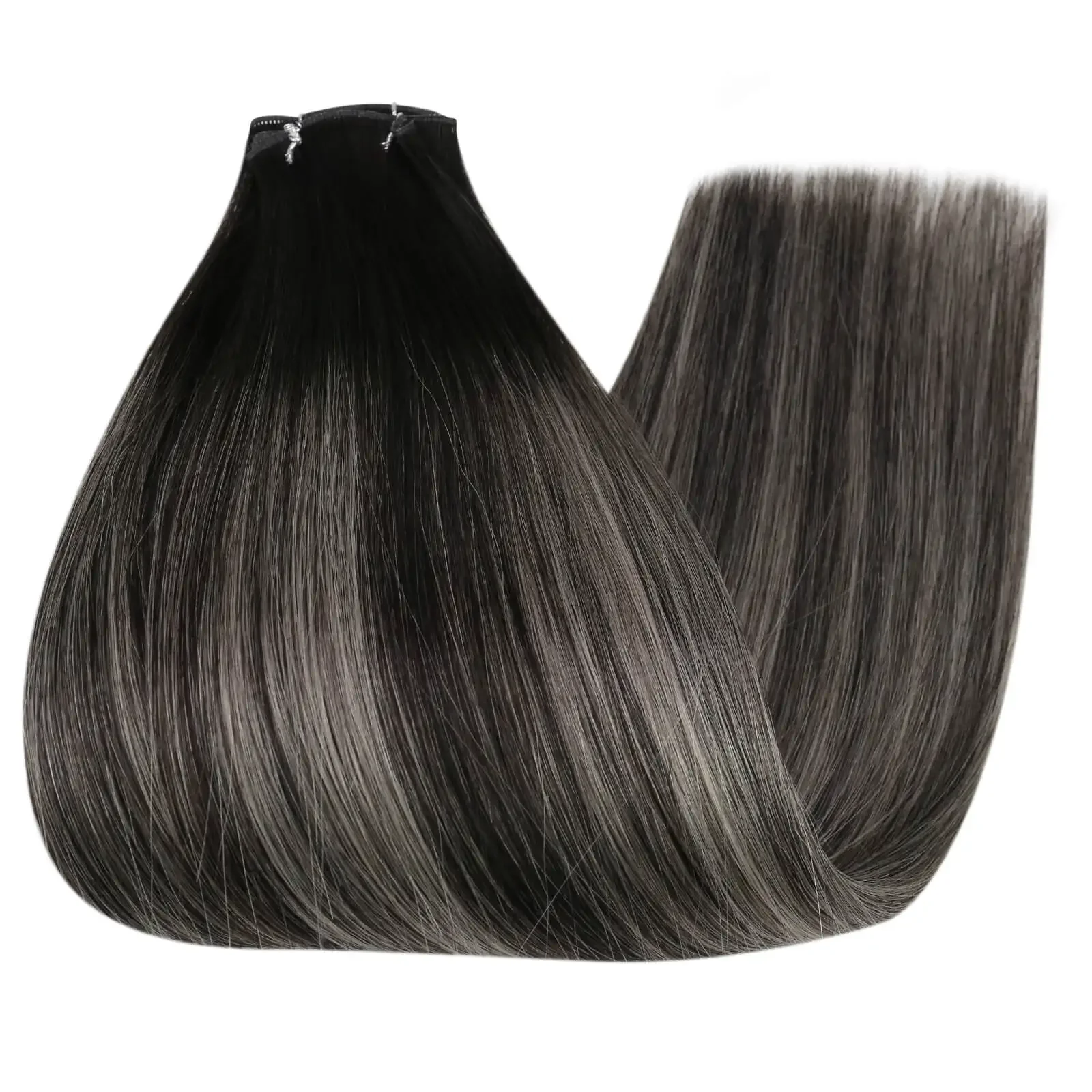 LaaVoo Virgin Hair Genius Weft Extensions 16-24 Zoll Echthaar Bundles Hohe Qualität_voghion.com