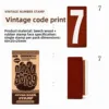 8 The number 7-brown