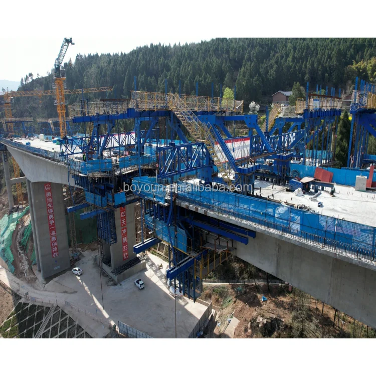 Steel Formwork for Concrete Bridge Concrete Cantilever Form Travelers Diamond Cantilever Bridge Hanging Basket