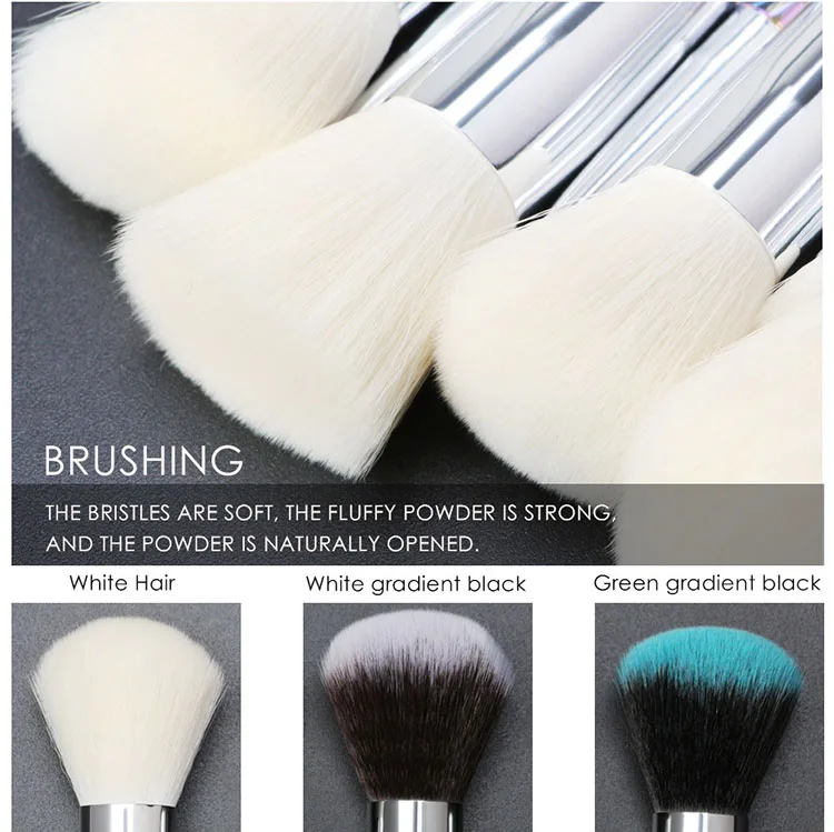 Diamond Makeup Brushes 10 Pieces Makeup Brush Holder Hot Sale Brush Set ...