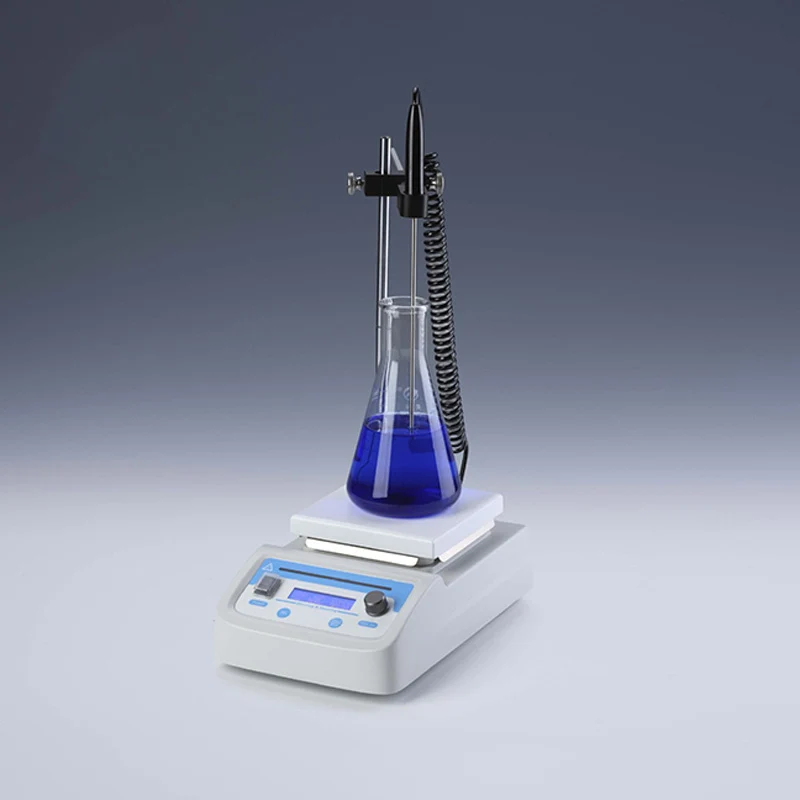 External PT1000 Temperature Sensor Digital Laboratory Mini Electric Hotplate