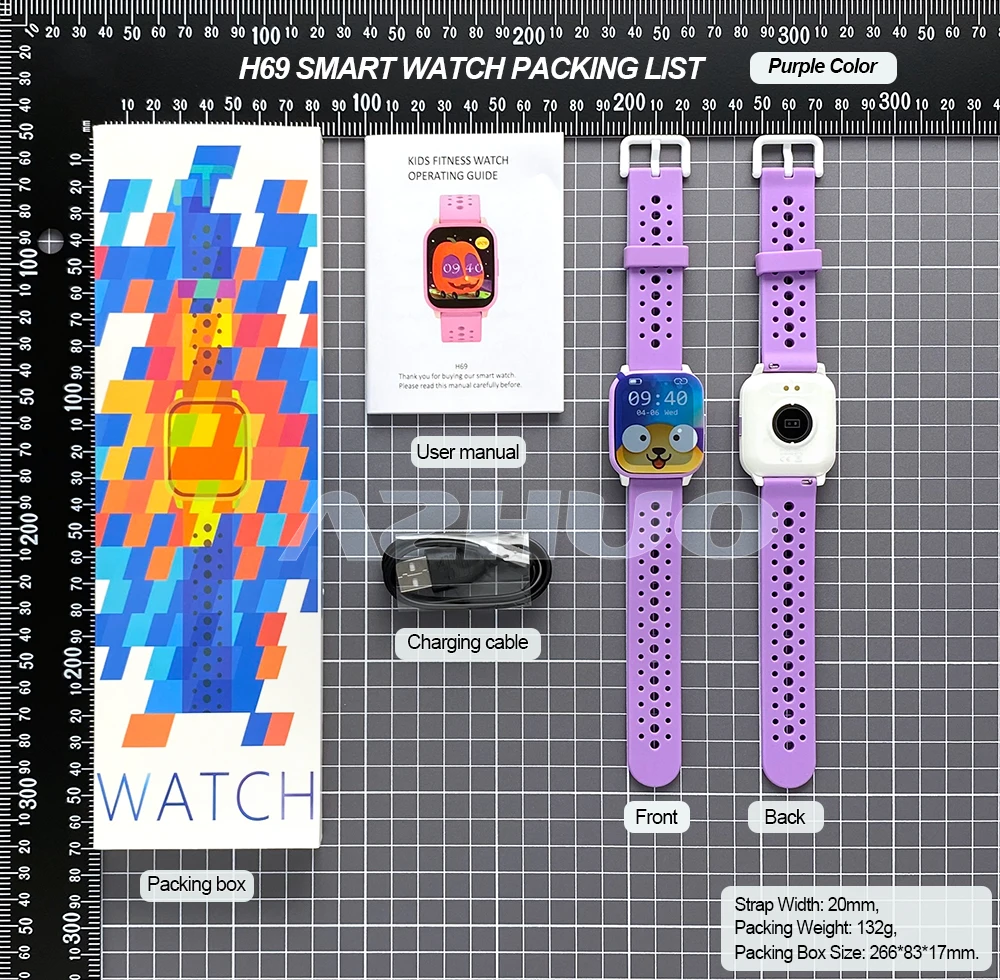 Shenzhen H69 Kids Games Smart Watches for Kids Boys and Girls 