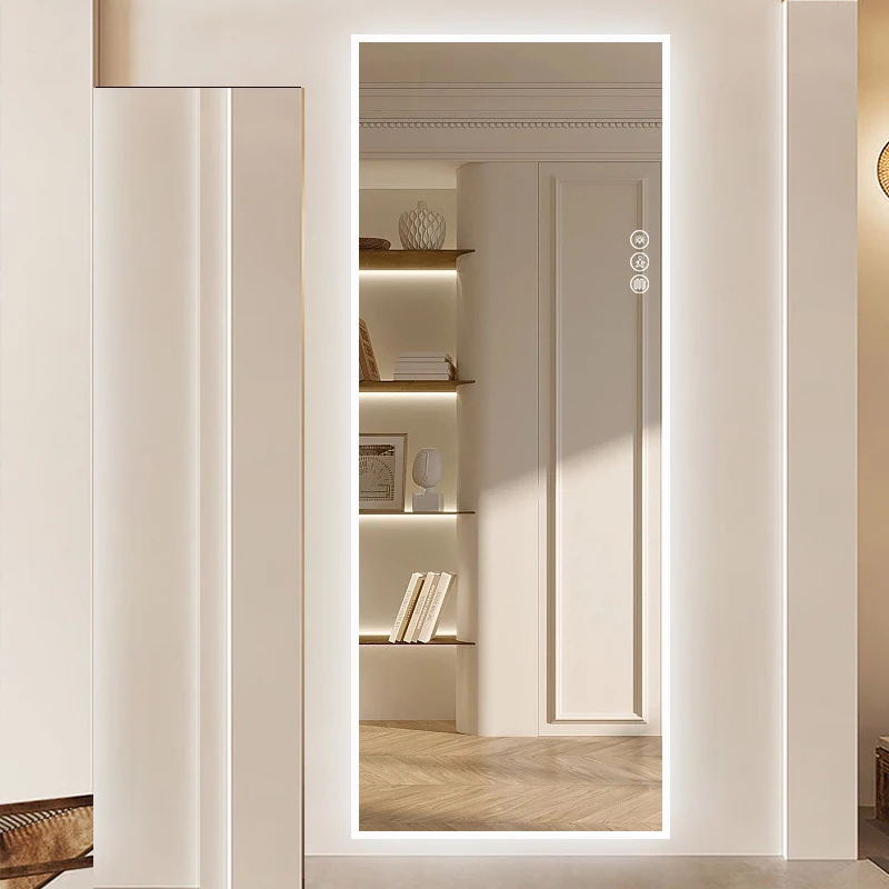 product wholesale led mirrors frameless dressing mirror with light hanging and standing smart dressing mirrors-0