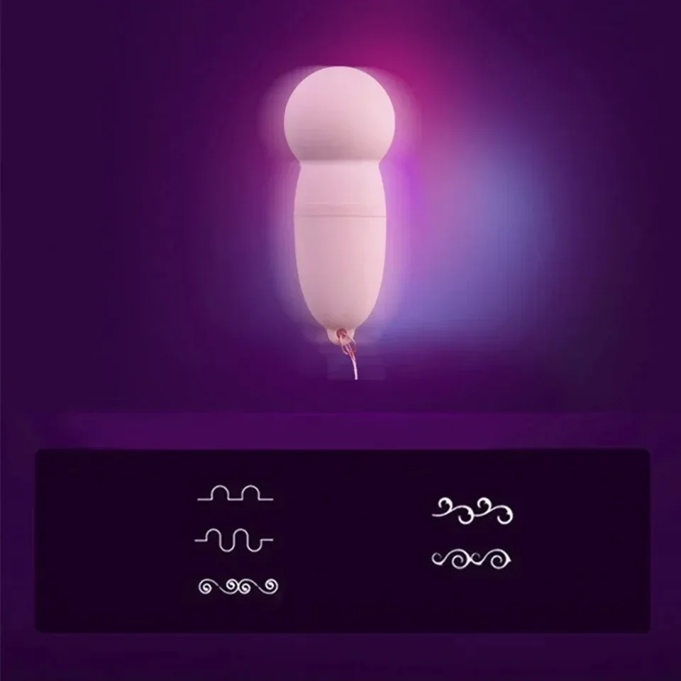 Mini Female Masturbator Vibrator for Egg Small Vaginal Balls Stimulator for  Adults Sex Toys for Women