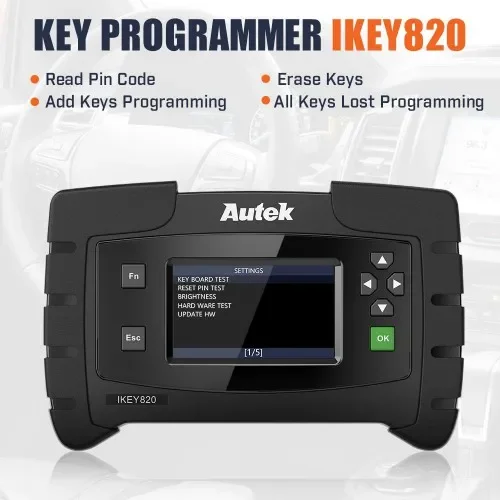 Autek Ikey820 OBD2 Car Key Programmer - Universal Tool