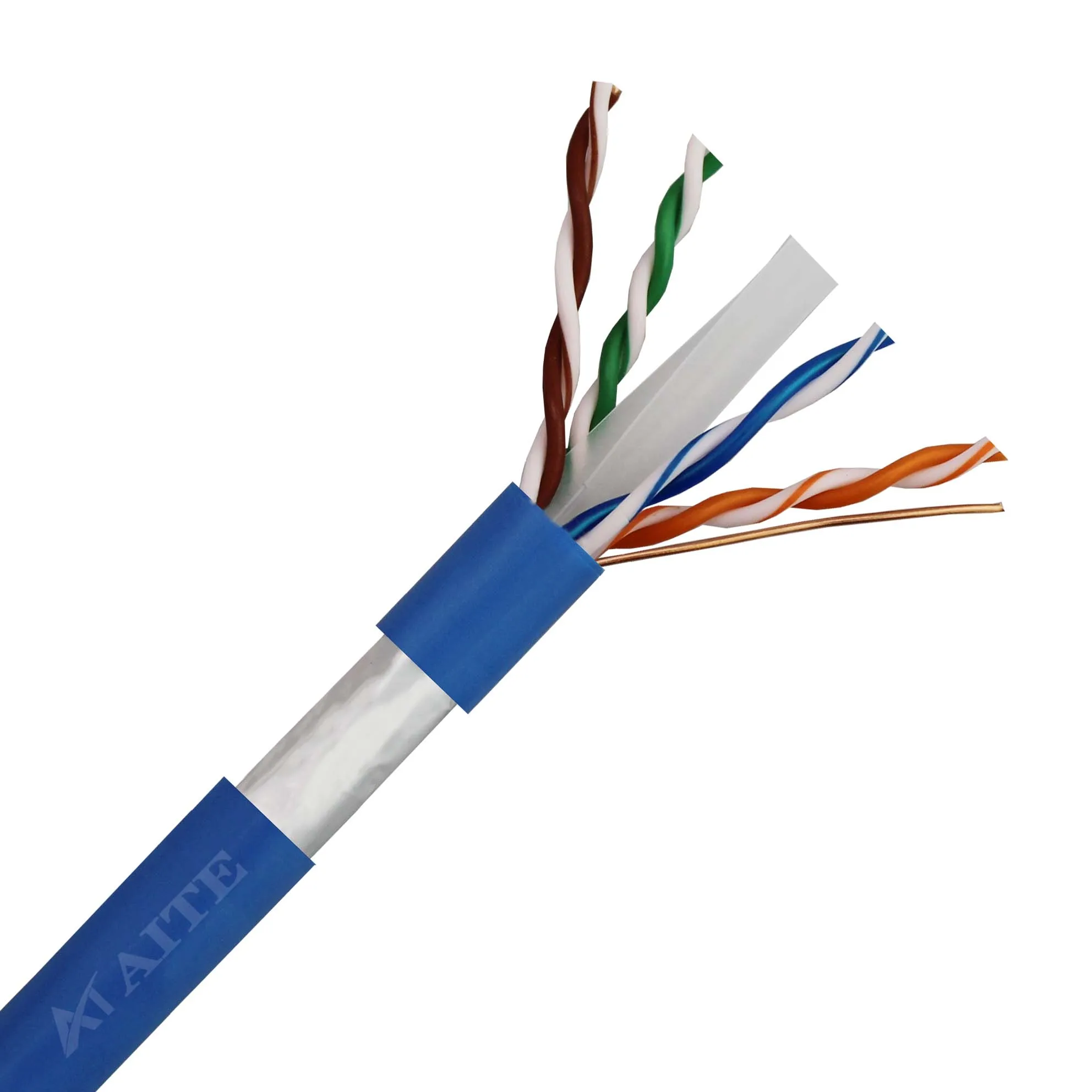 Ethernet Cable Cat6 23 Awg Cca Conductor Pe Insulation Pvc Gray Jacket ...