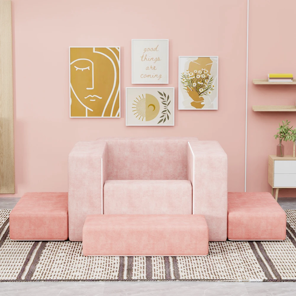 High Resilience Sponge Sectional Living Room Sofa Living Room Modular