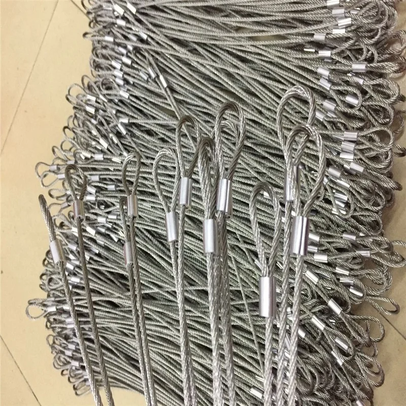 Steel Wire Rope Processing Stamping Aluminum Ring Galvanized Plastic ...