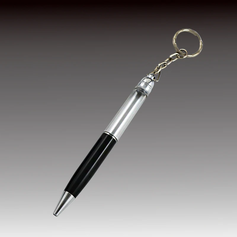 Fat Mini Fillabl Ballpoint Pens Chunky Empty Barrel Liquid Floating Pens Diy Pen Keychain Herbarium