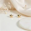 Pendientes chapados en oro de 18 quilates 8