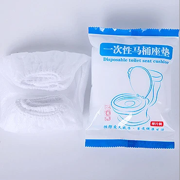 Натуральные белые нетканые эластичные гигиенические чехлы для сидений