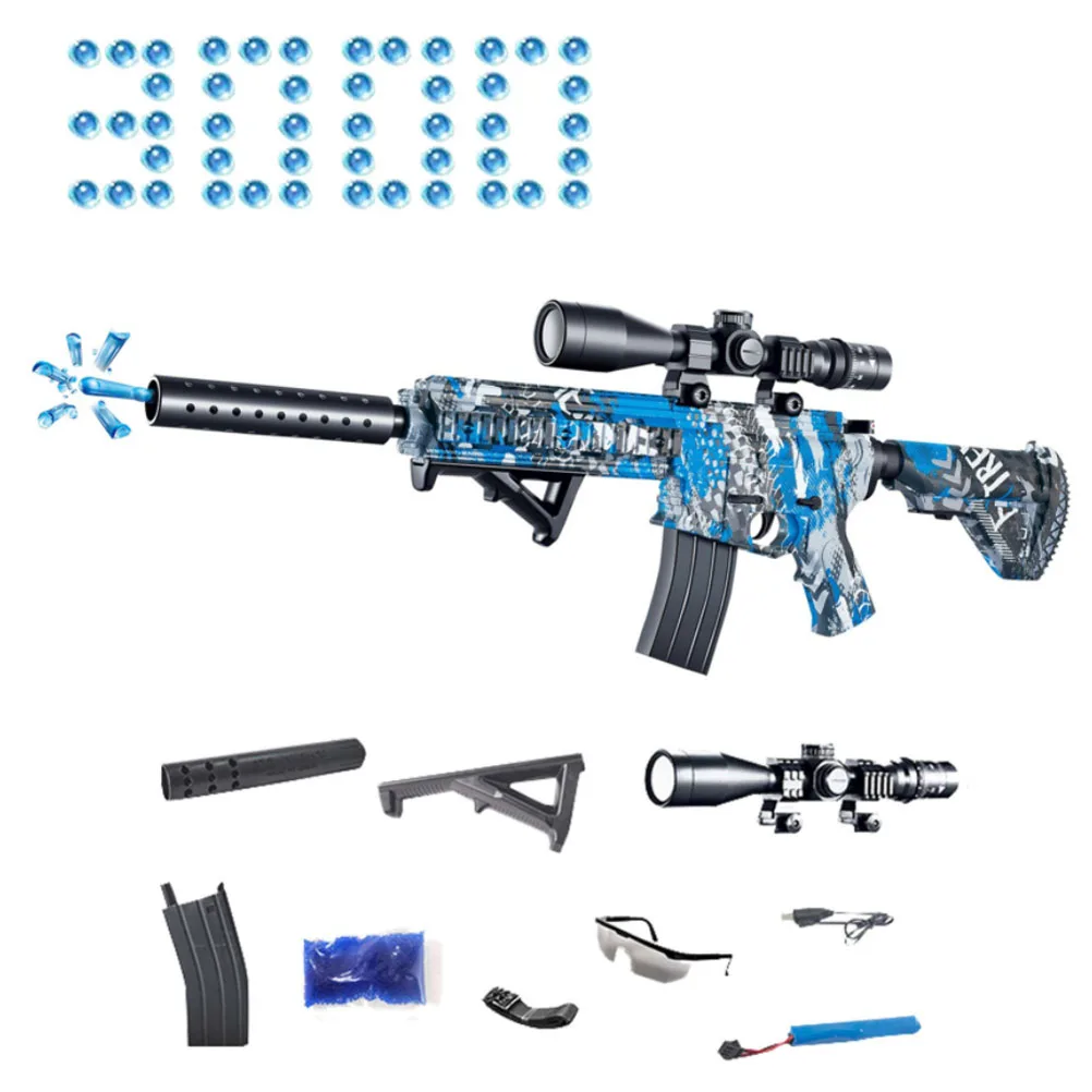 Gel Blaster Laser Gel Blaster Gun Mp5 Electric Gel Bullet Water Beads ...