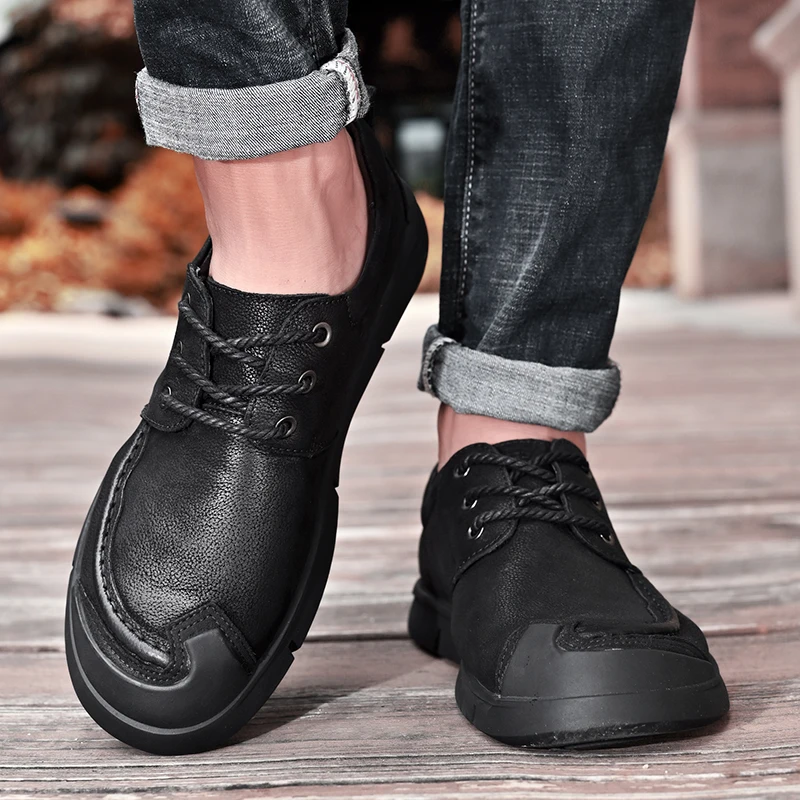 Height Increasing Men Loafer Shoes Casual Genuine Leather Shoes For Men ...