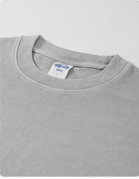 2023 Streetwear T-Shirt - 275gsm 100% Cotton, Vintage Acid Wash