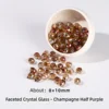 Champagne half purple