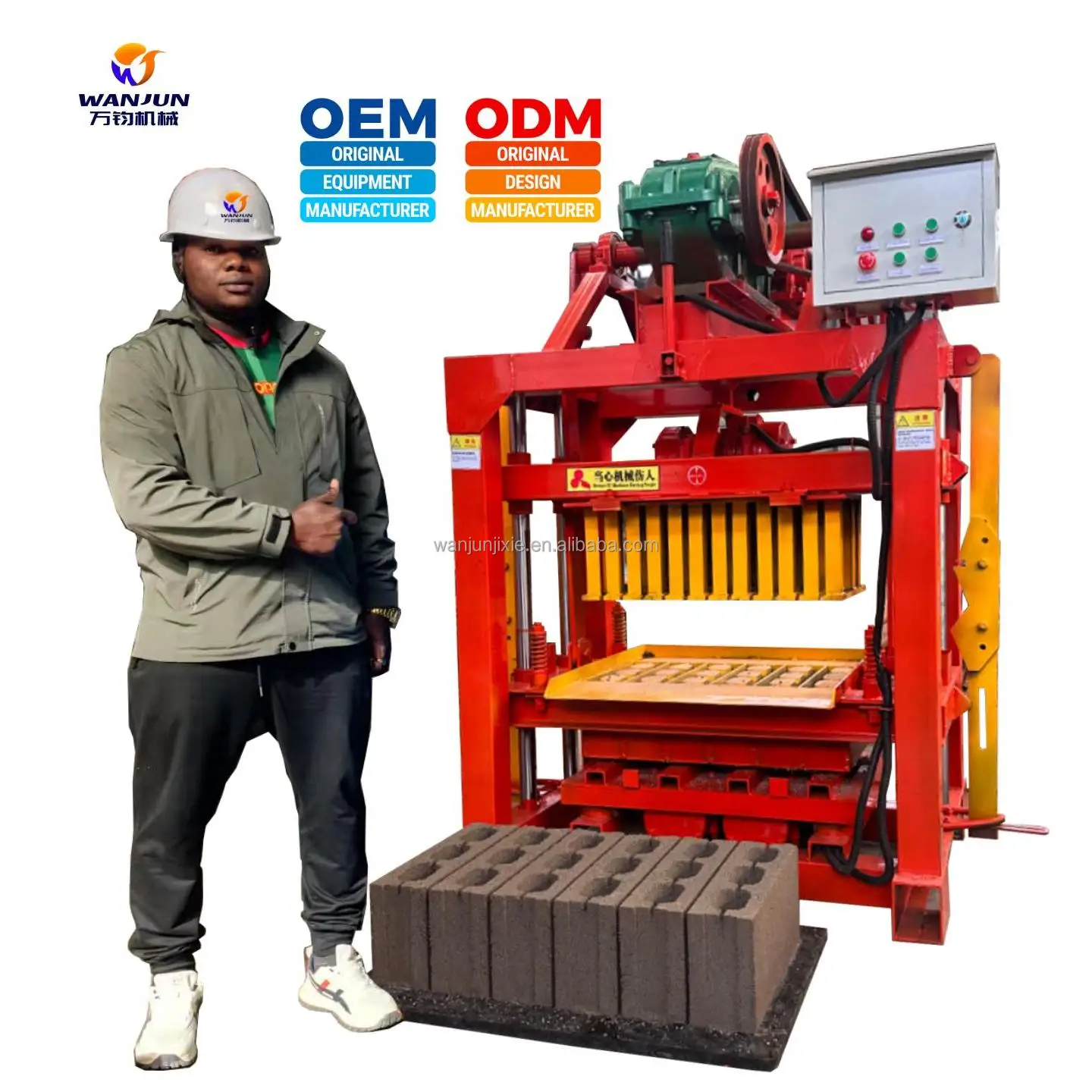 Automatic Hand Press Hollow Brick Making Machinery Machine