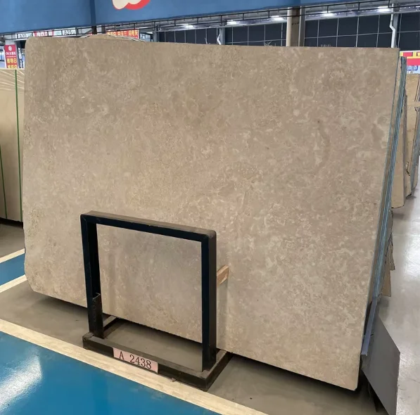 product modern portugal beige limestone slab polished surface 1 year warranty for hotel  graphic design projects made of marble-3