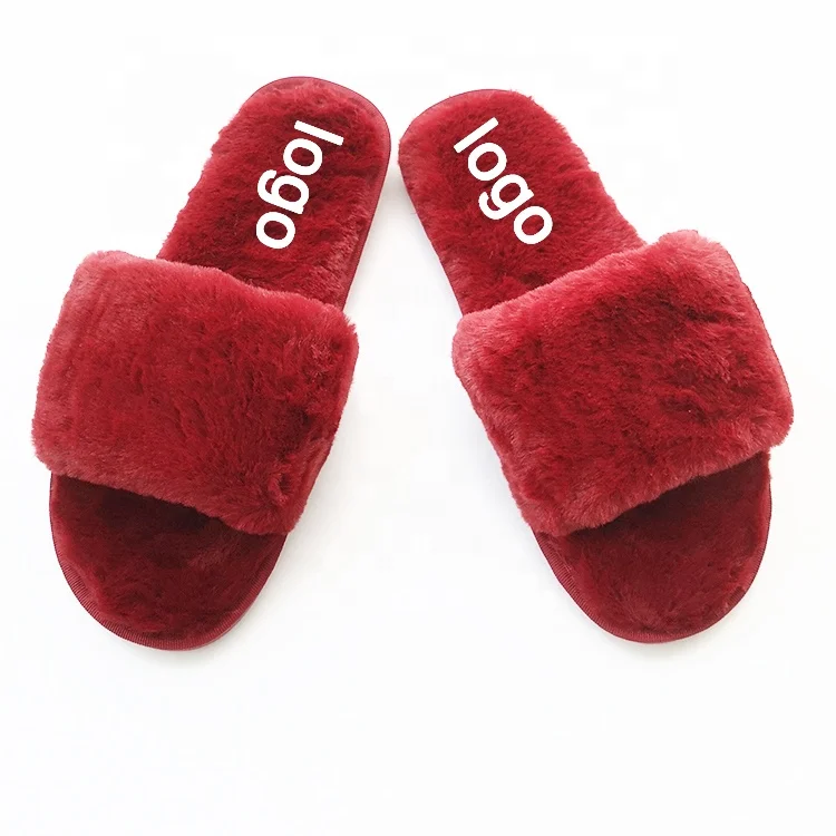 Furry slippers wholesale online