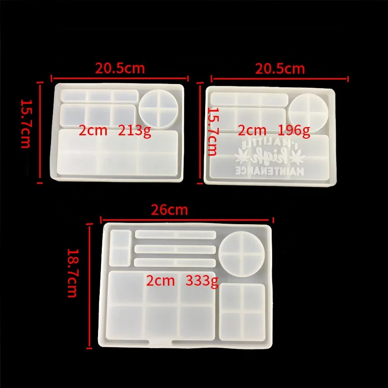 grinding smoke machine rolling tray resin