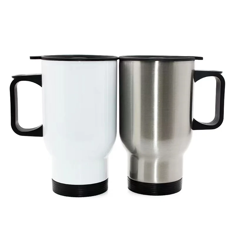 450ml Sublimation Blank Stainless Steel Coffee Travel Mug With Handle Buy Stainless Steel