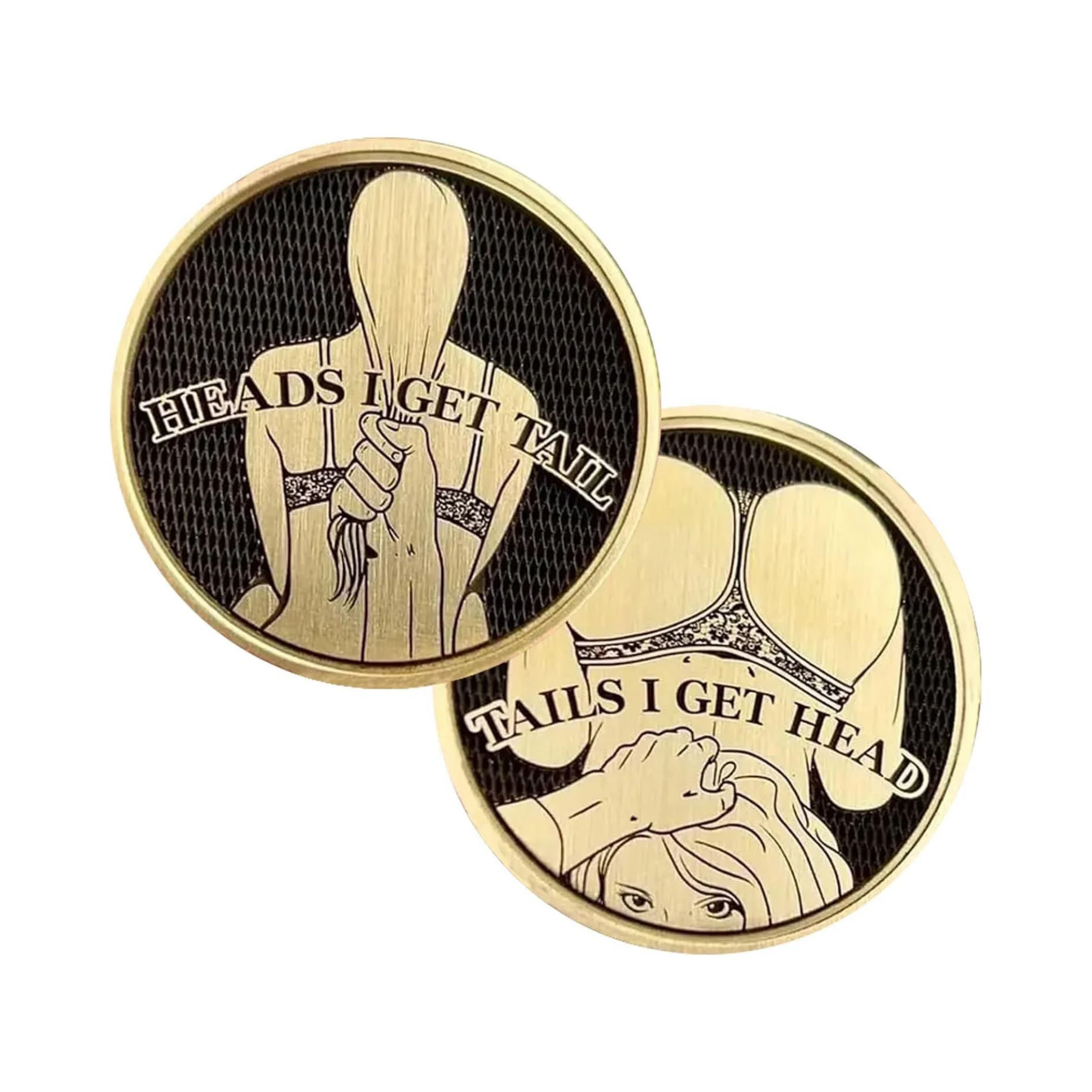 Double-Sided Funny Heads & Tails Coin for Pranks | OEM Available