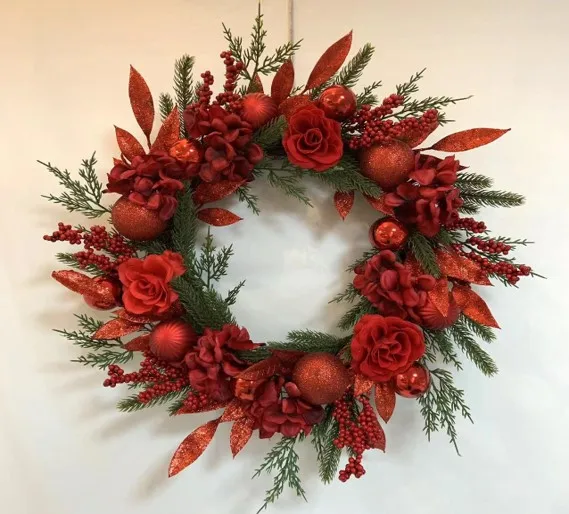 Dia24" Christmas Wreath  Home Decoration
