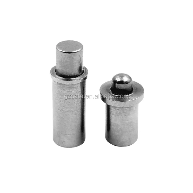 Short Type Micro Spring Plunger Pins with Flat Collar