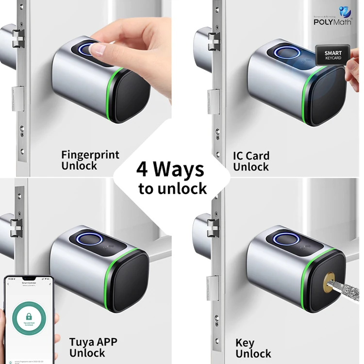 Smart Home Remote Control Intelligent IC Card Keyless Fingerprint Smart Door Lock
