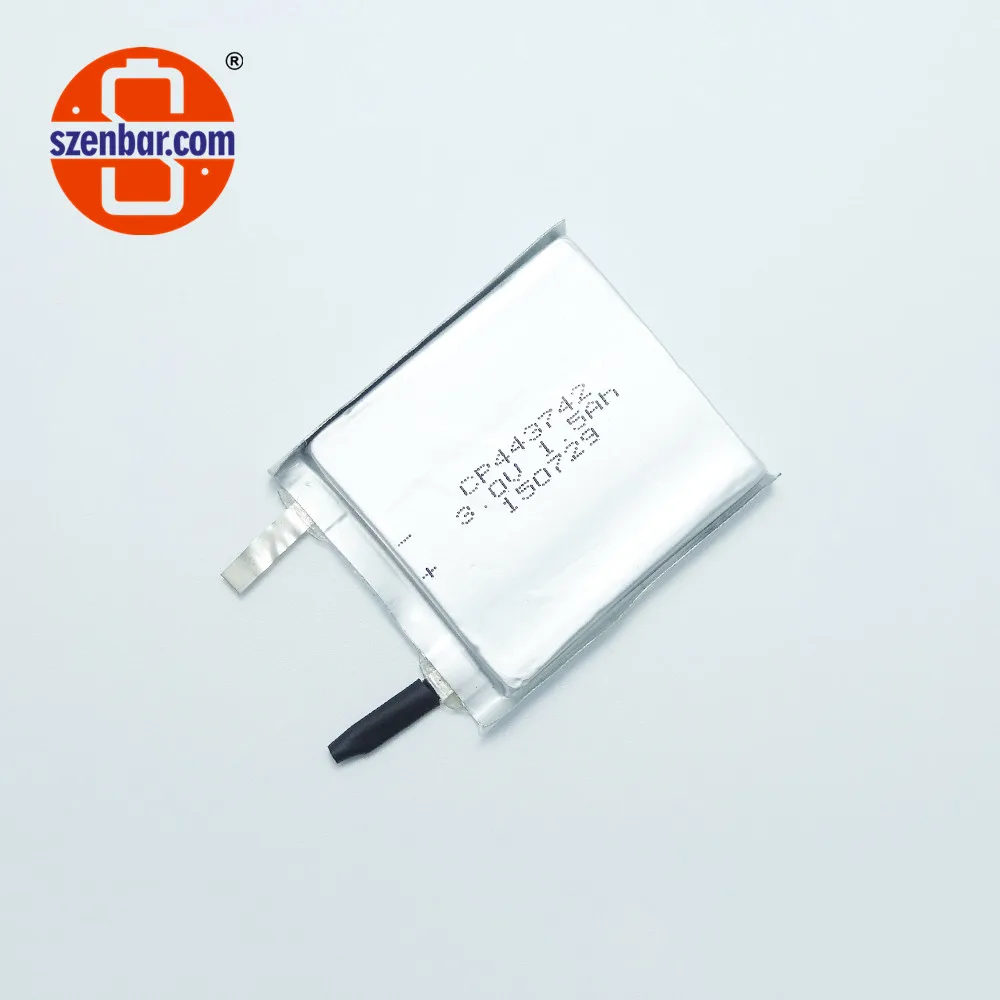 Enbar Ultra Thin Flat Prismatic Lithium Battery 3v CP705050 4000mAh Prismatic Lithium Battery
