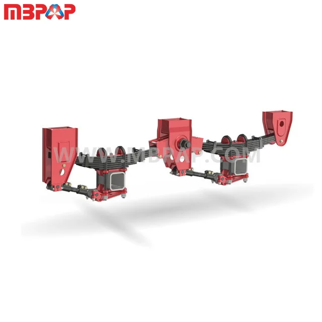 FUWA Type American Type Tri Axle Leaf Spring Suspension Trailer Spring Suspension