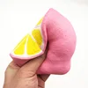 10CM grande rosa limón