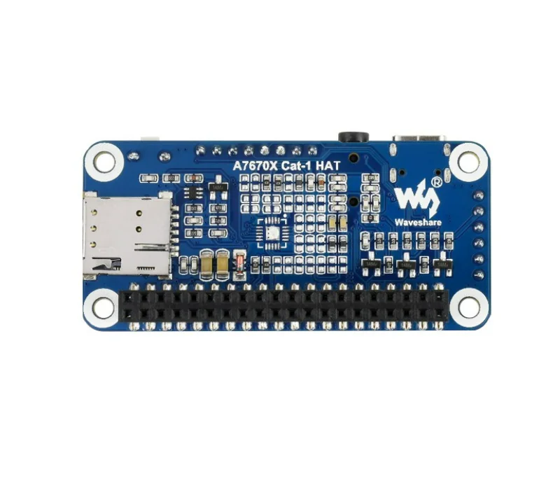 A7670E LTE Cat-1 Hat For Raspberry Pi, Multi Band Support, 2G Gsm/GPRS, Enabling LTE Cat-1 / 2G Communication & LBS Positioning