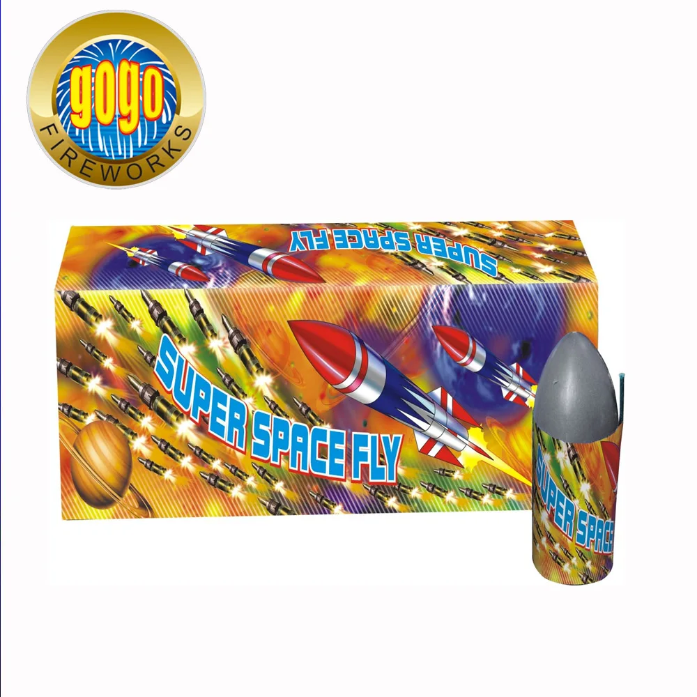 S7505 Legend Changing Color Wheel Flying Novelty Fireworks Special Shape Fireworks Happy Boom Firecrackers Packing in 72/1