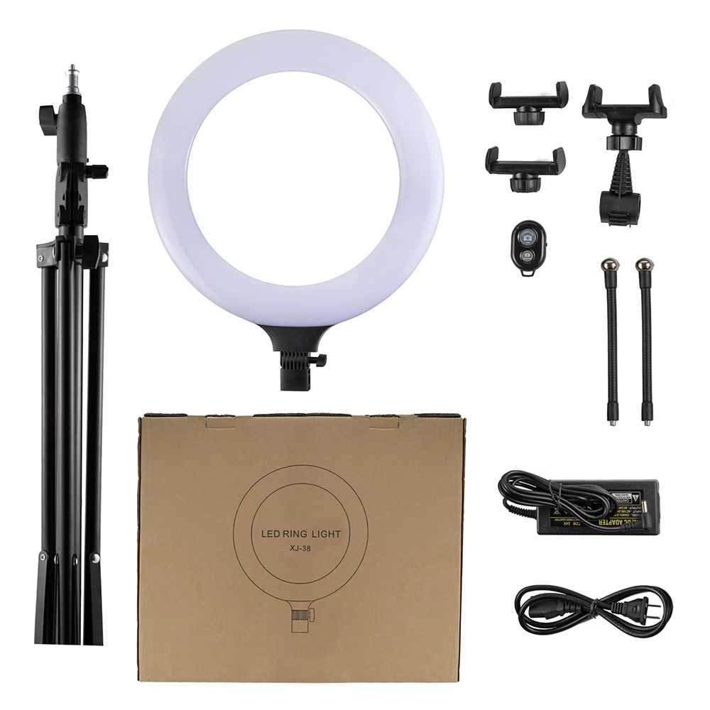 18 Inch Photography Circle Selfie Ring Light With Tripod Stand And Phone Holder Led Ring Light For Makeup