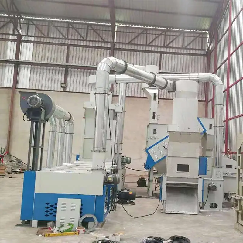 300-500 кг/ч оборудование для переработки ткани ветоши старой одежды из твердого