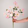 Light pink amaryllis pink dandelion bulb bouquet