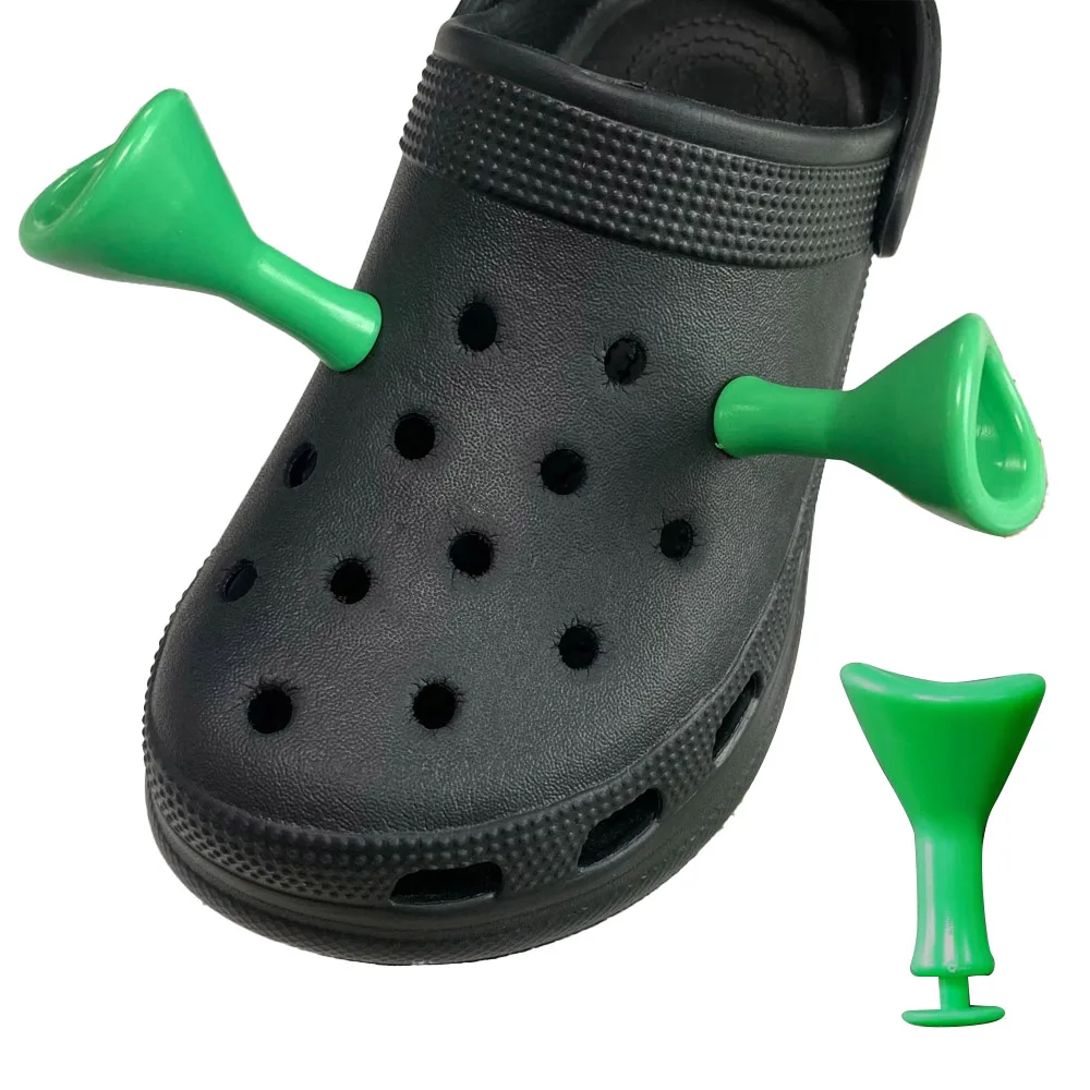 Croc Charm Ogre Ears Shrek Ears for Crocs Shoe Charms 4 Pack